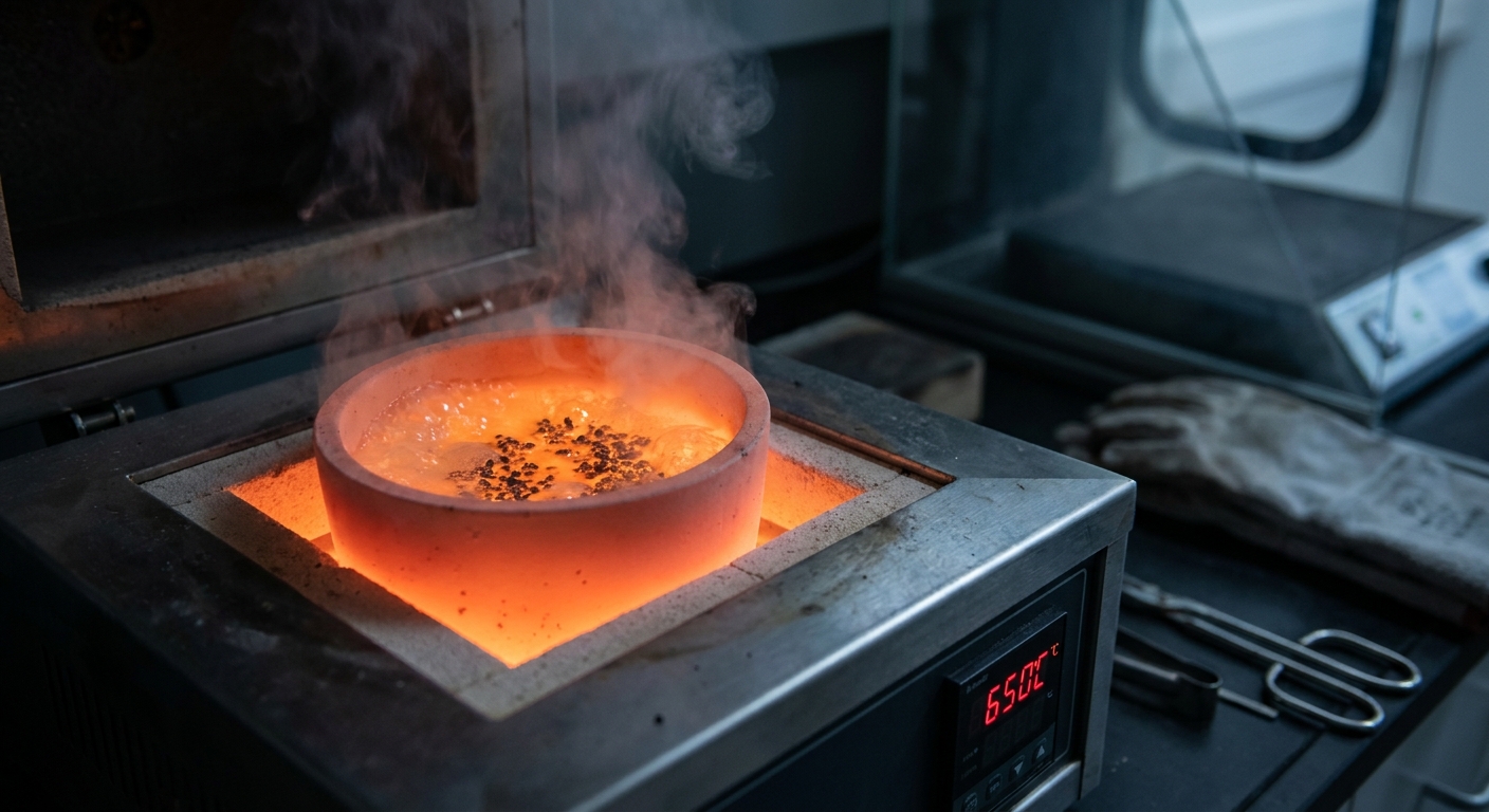 High-Temperature Alkali Fusion Furnace Reaction