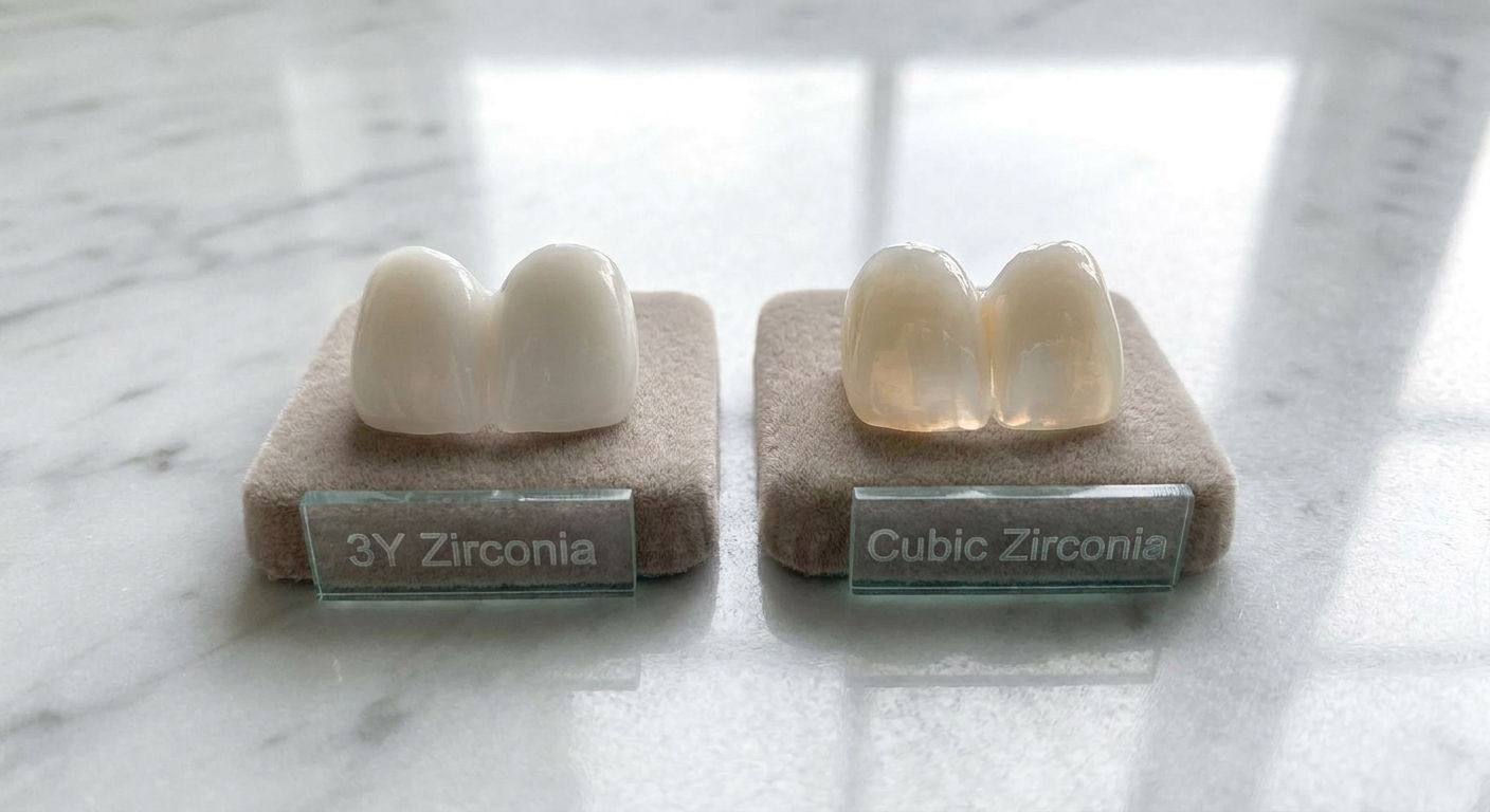 Dental Crowns Aesthetic Comparison