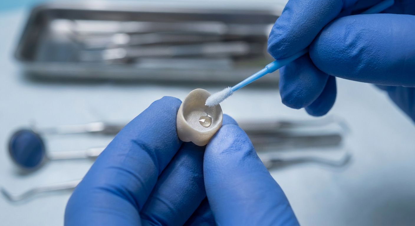 Dental Primer Application Zirconia