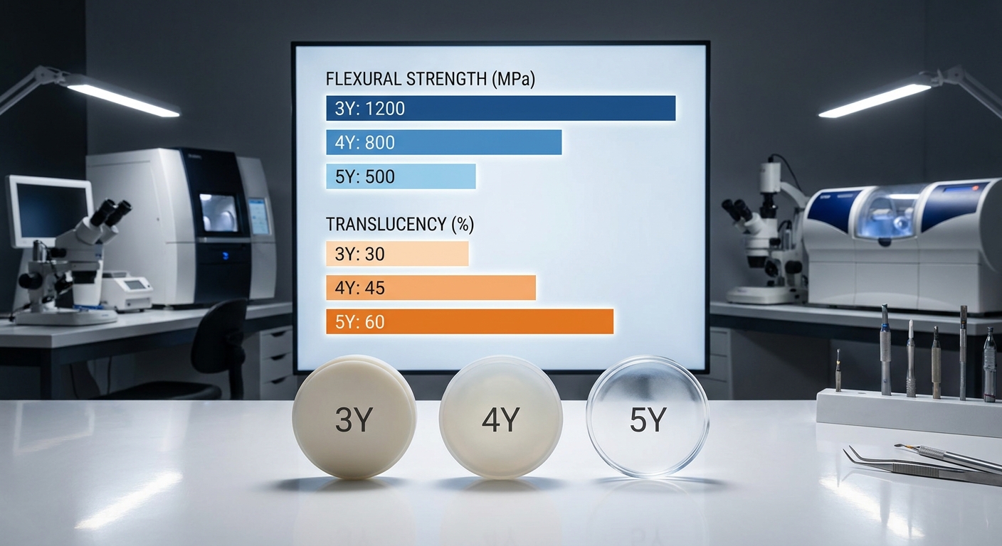 Dental Zirconia Comparison Chart