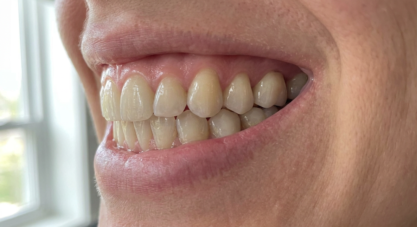 Dental Zirconia Crowns Closeup