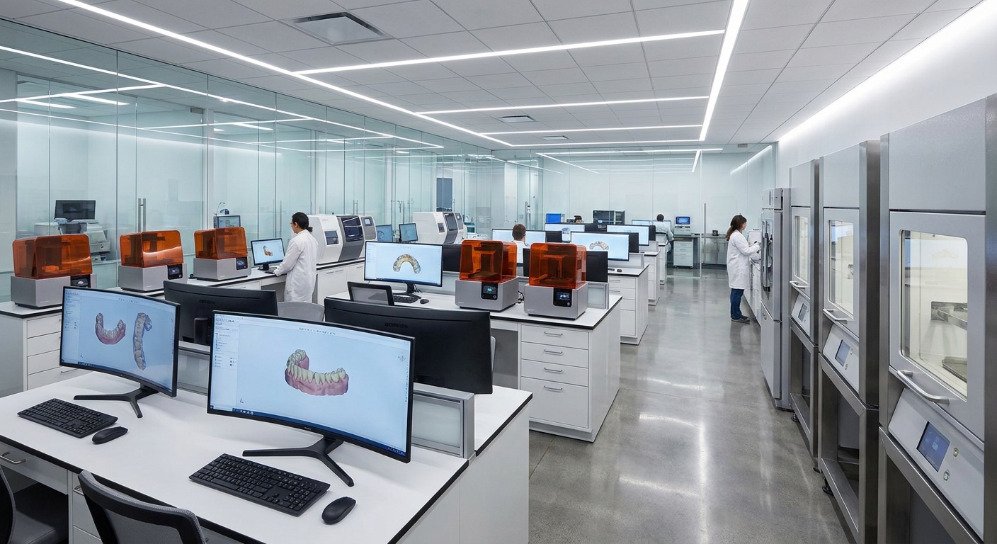 Modern dental lab facility