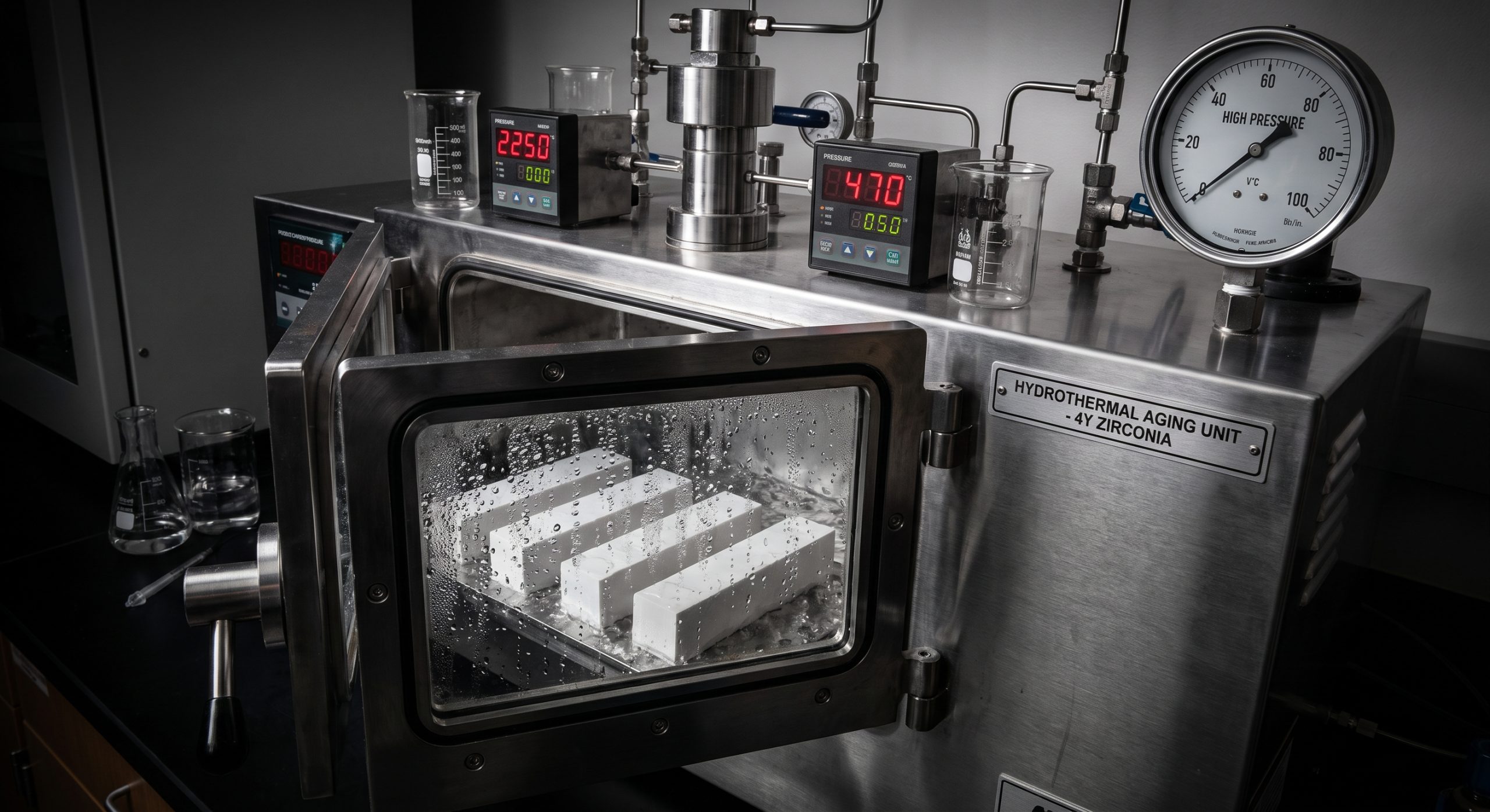 Autoclave hydrothermal aging test unit