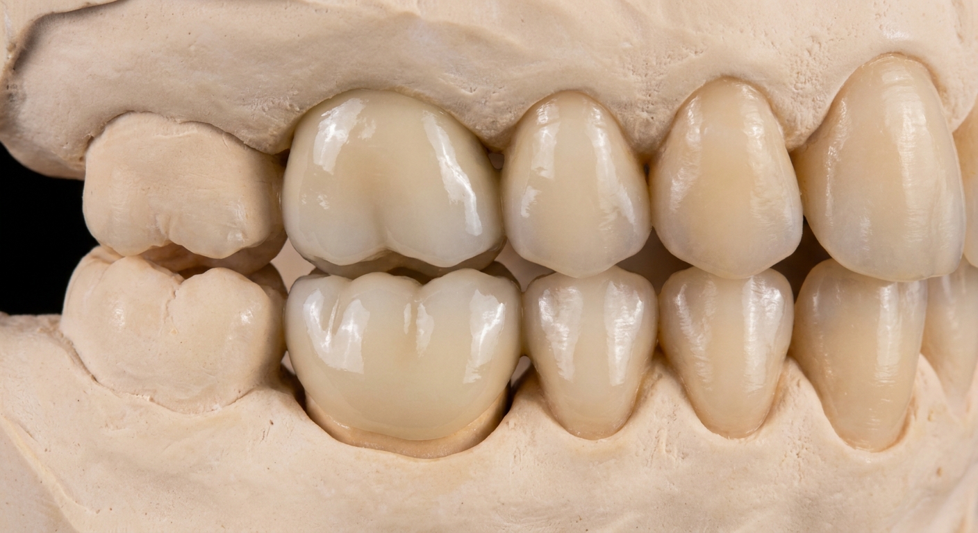 3Y Zirconia crown articulation testing