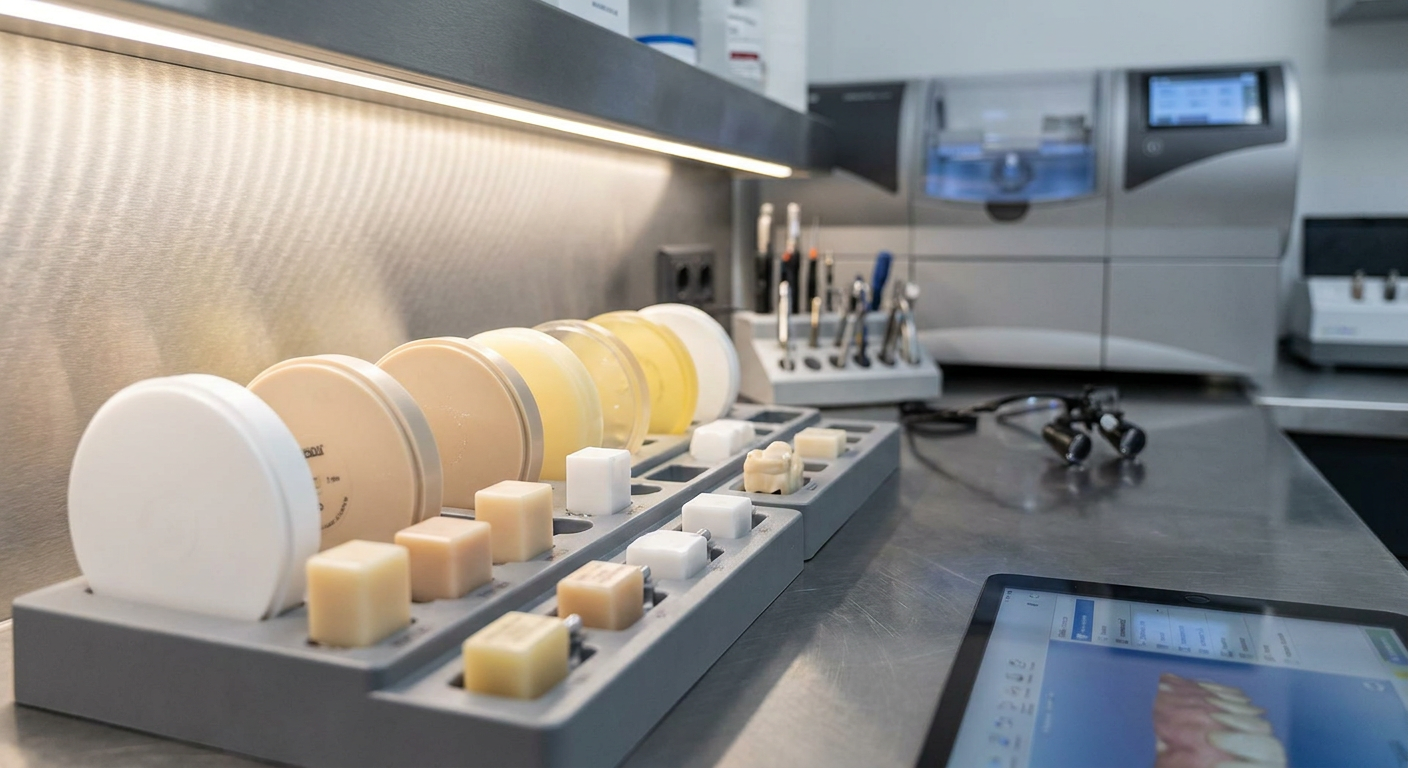 Zirconia Dental Blocks Lab Setup