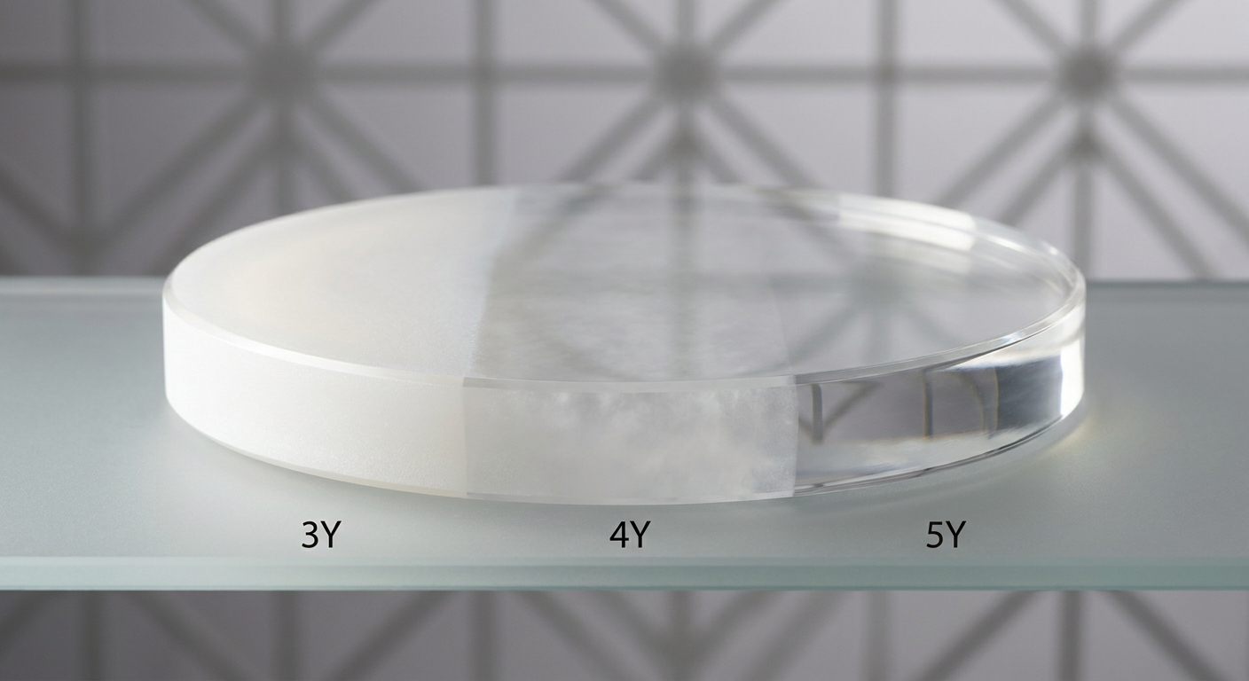 Zirconia Disc Light Transmission