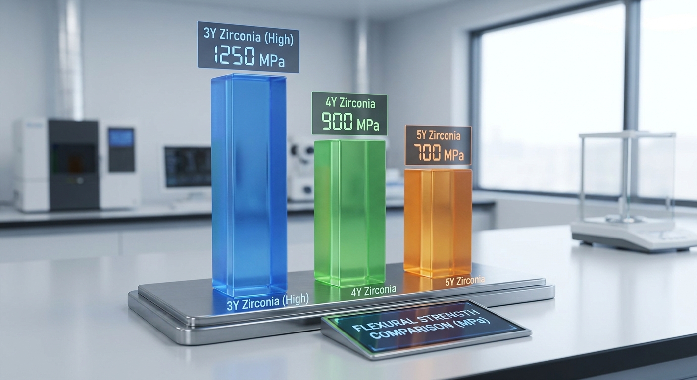 Zirconia Flexural Strength Comparison