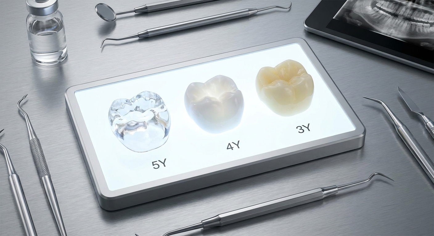 Translucency comparison of dental restorations