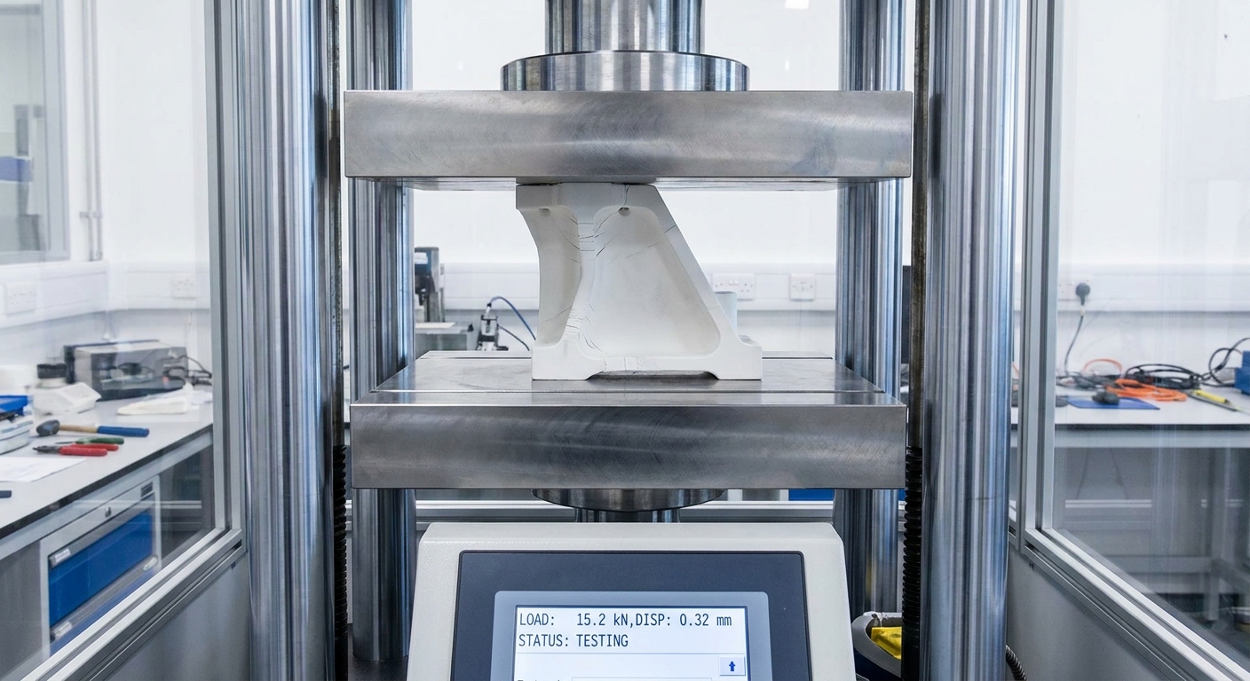 5Y Zirconia Structural Bracket Mechanical Compression Test
