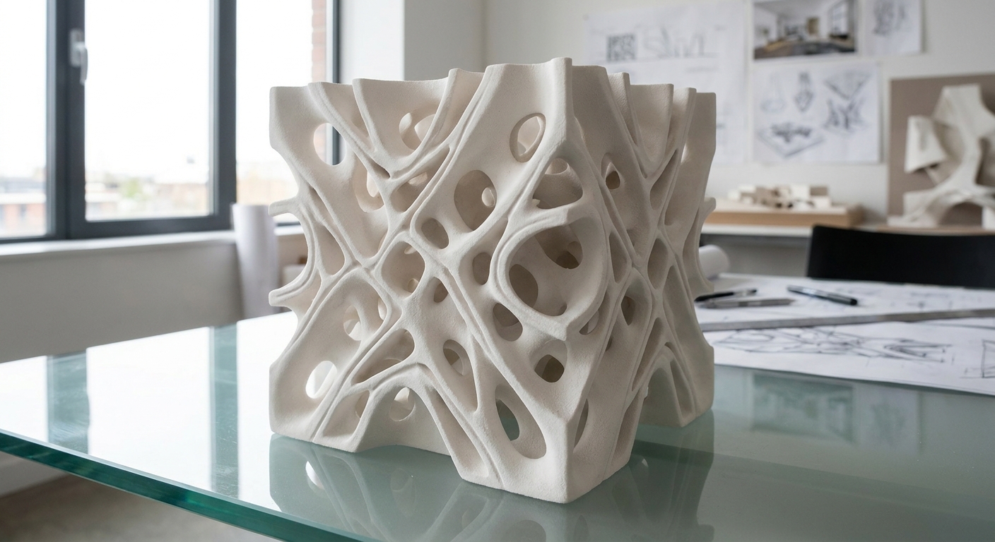 Complex Zirconia Lattice Structure in Architectural Studio