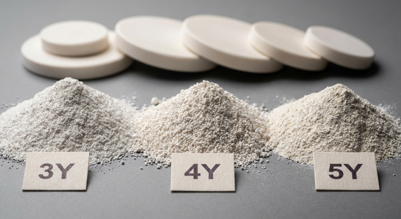 Zirconia powder comparison