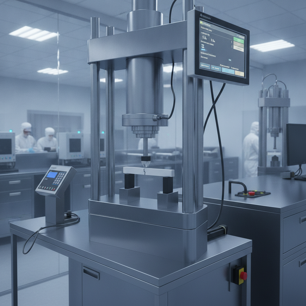 Hydraulic Testing Machine Evaluates Zirconia Flexural Strength