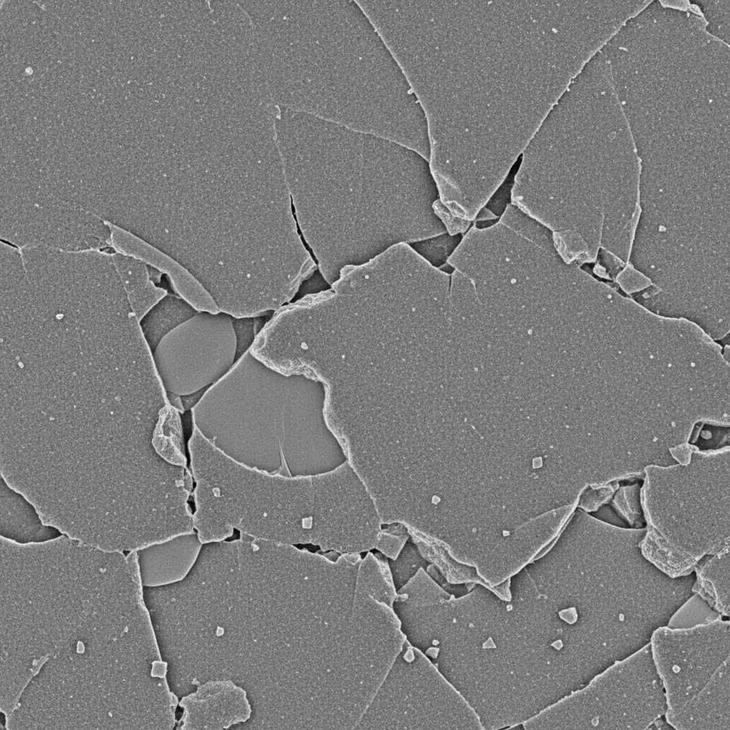 SEM Micrograph of Yttria Stabilized Zirconia Fracture Surface