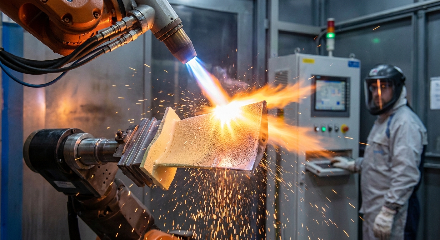 YSZ Thermal Barrier Coating Plasma Spray
