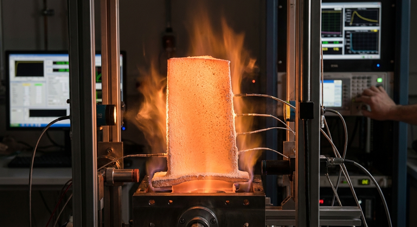 YSZ Thermal Barrier Coating Test