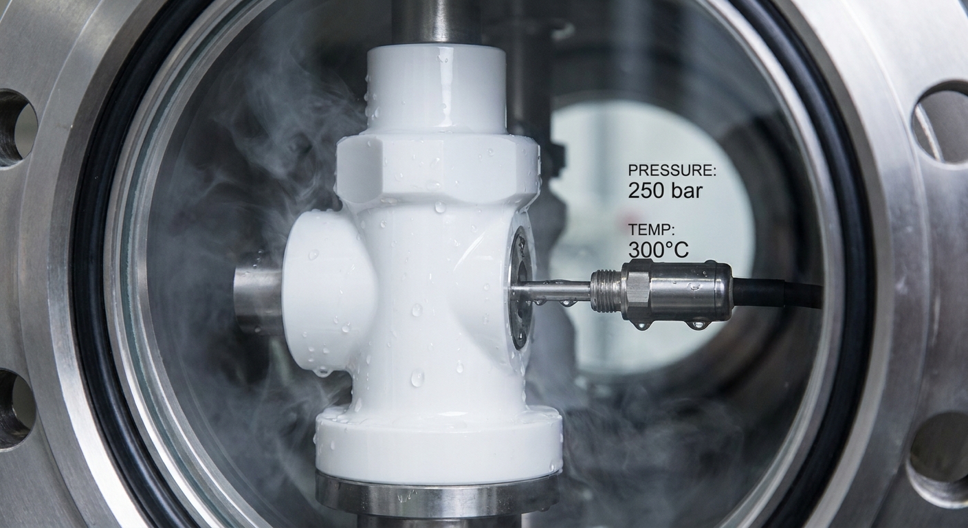 YSZ Hydrothermal Test Setup