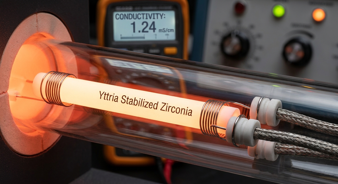yttria stabilized zirconia conductivity test