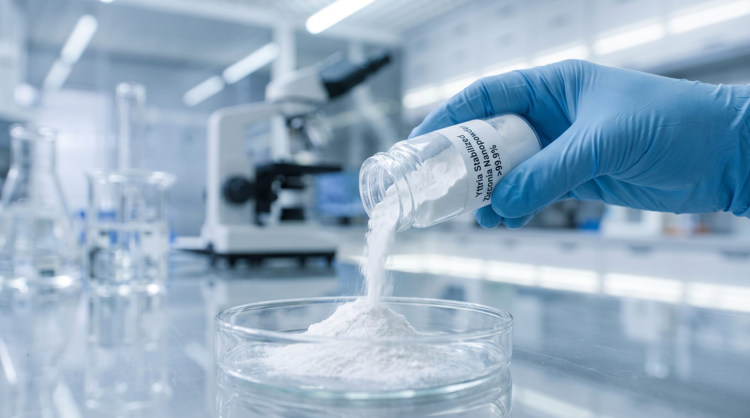 Pouring YSZ Nanopowder