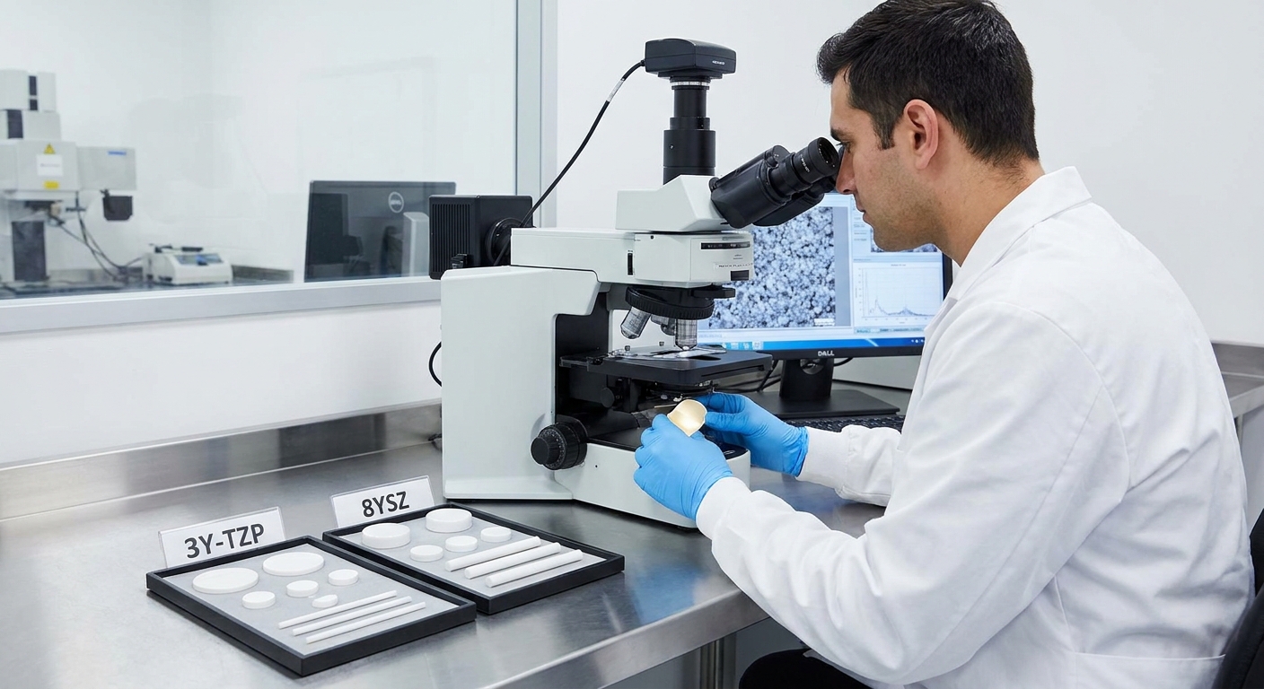 Yttria Stabilized Zirconia Quality Control